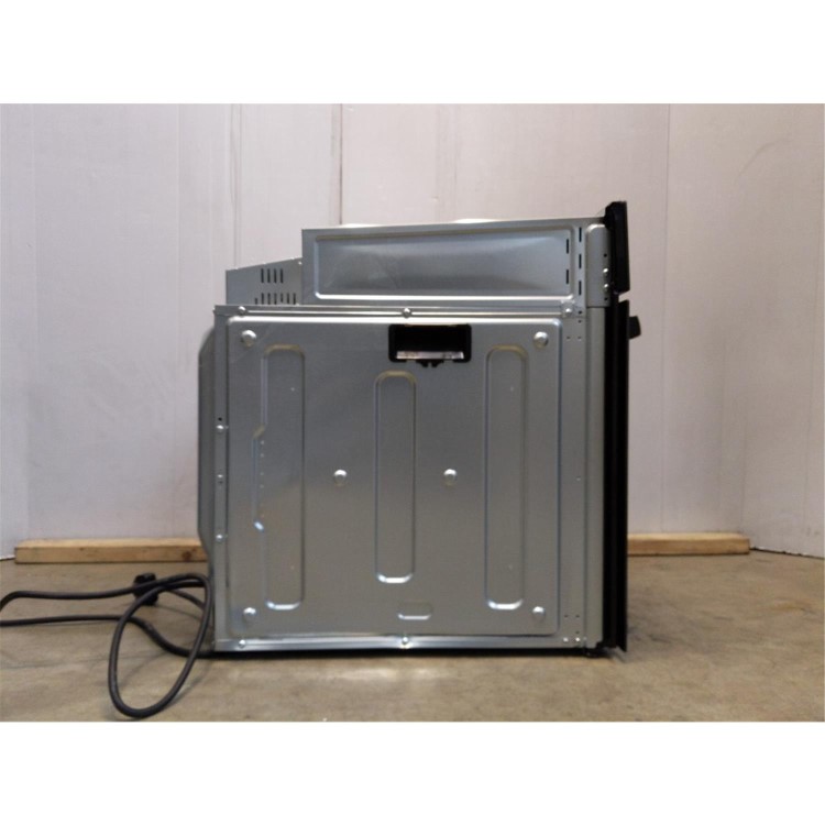 Refurbished electriQ EQOVENM2BLACK 60cm Single Built In Electric Oven Black