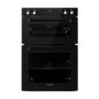 Refurbished electriQ EQDO1BLACK 60cm Double Built In Electric Oven