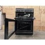 Refurbished electriQ EQDFC360CG 60cm Dual Fuel Cooker with Double Oven Charcoal Grey