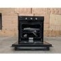 Refurbished electriQ EQBIOGASBLACK 60cm Single Built In Gas Oven with Electric Grill Black