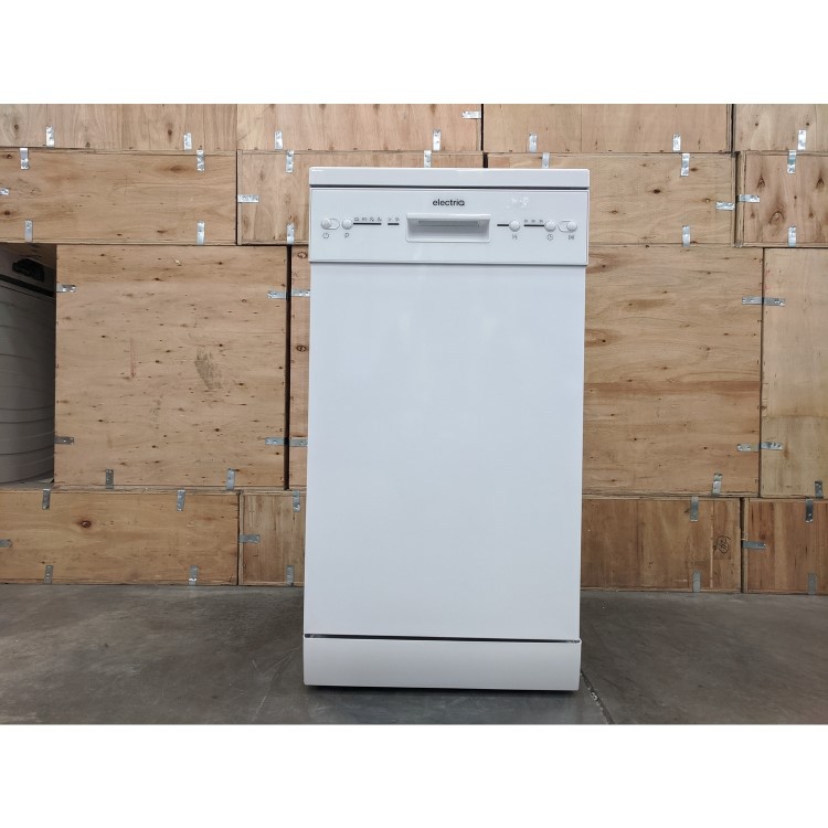Refurbished electriQ EQDW45WH Freestanding 6 Place Dishwasher Silver