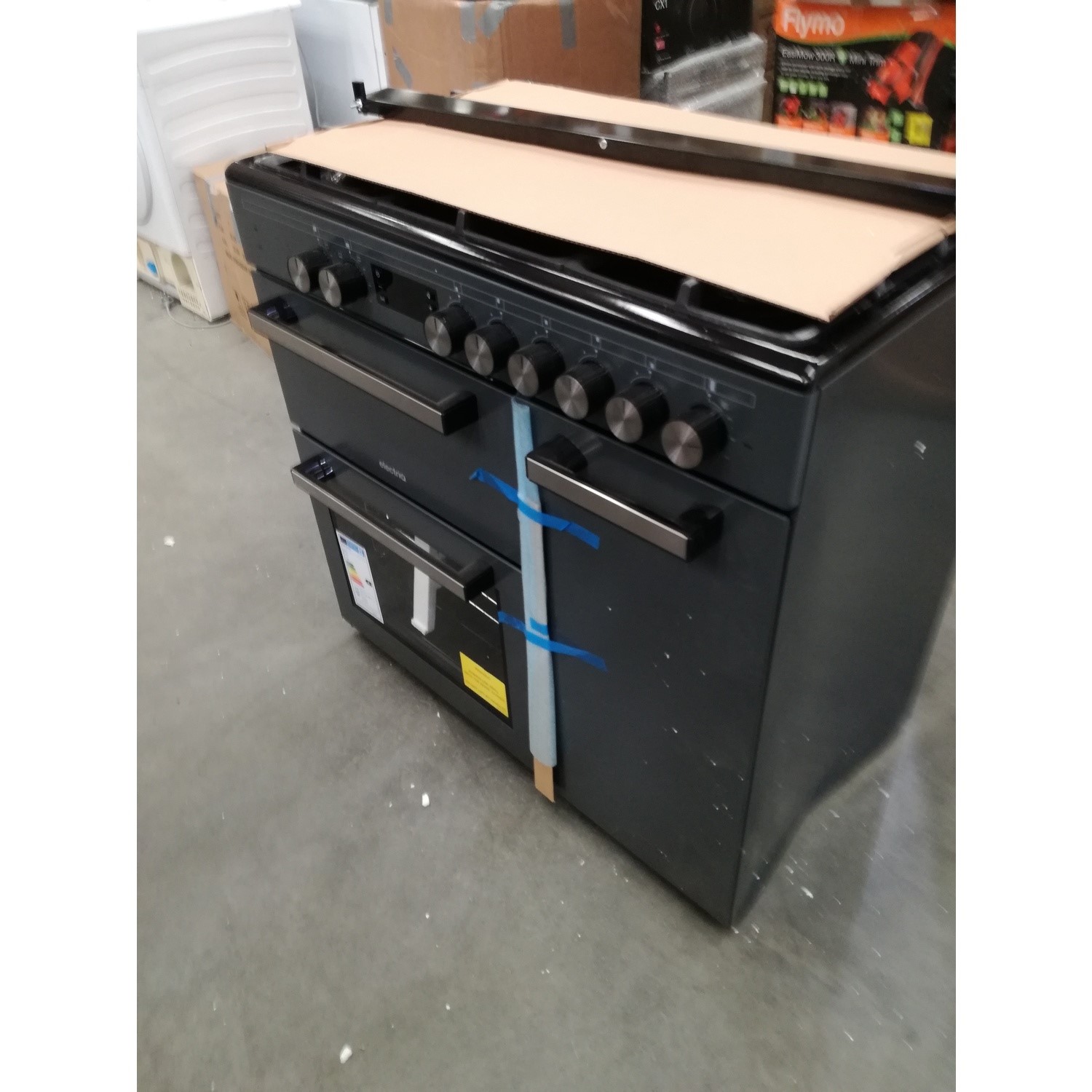 Refurbished electriQ IQRANGE90CG 90cm Dual Fuel Triple Cavity Range