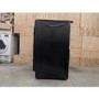Refurbished electriQ EQRANGE100BLACK 100cm Dual Fuel Double Oven Range Cooker Black