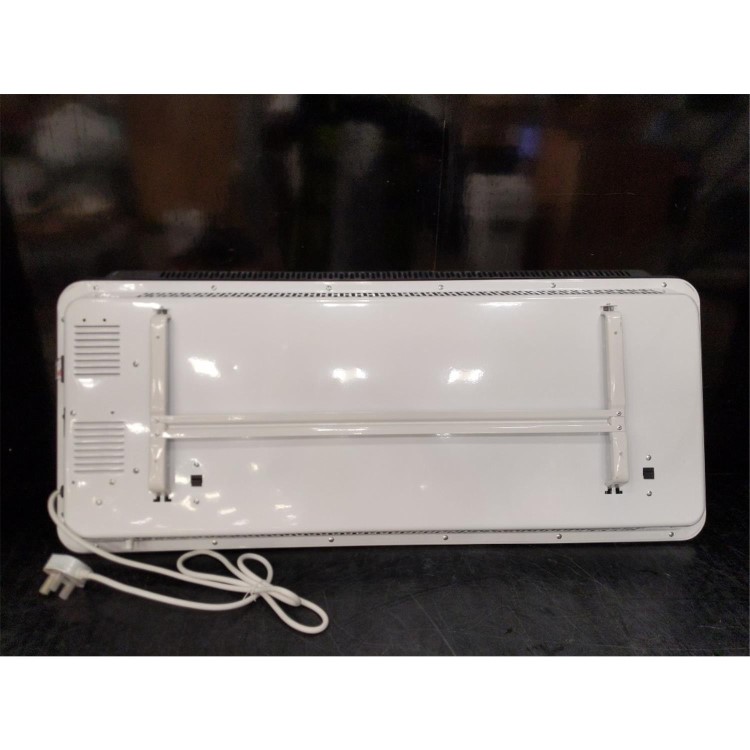 GRADE A5 - electriQ 2000W Wall Mountable Panel Heater with Smart WiFi Alexa - Bathroom Safe IP24