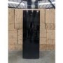 Refurbished electriQ eqfs50141ffb Freestanding 167 Litre 60/40 Split Fridge Freezer Black