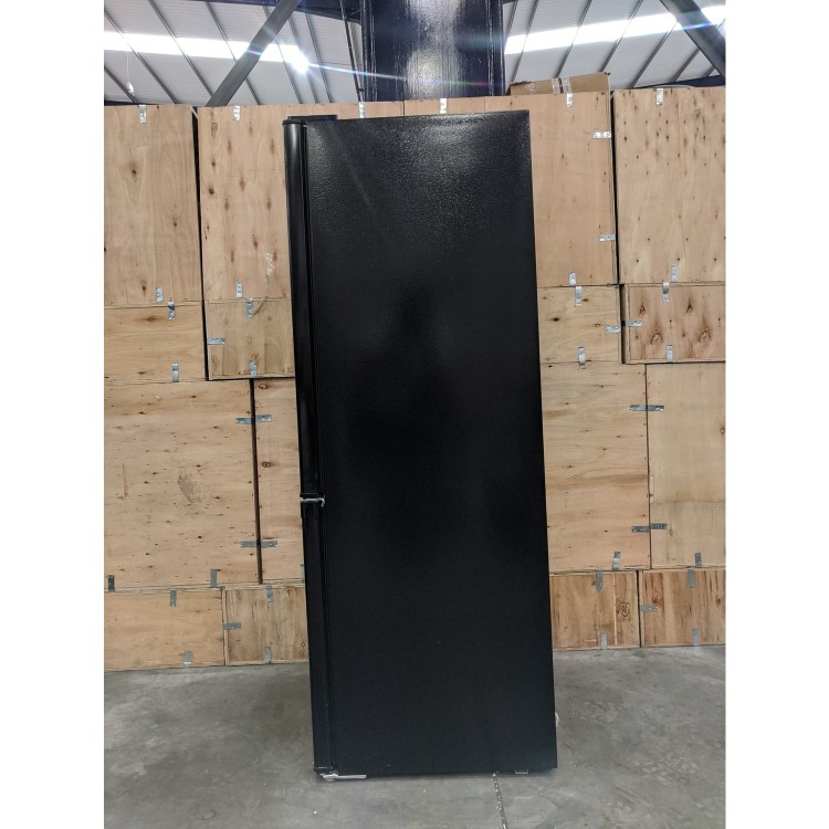 Refurbished electriQ eqfs50141ffb Freestanding 167 Litre 60/40 Split Fridge Freezer Black