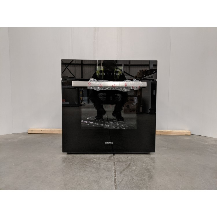 Refurbished electriQ EQOVENM4 Plug In Electric Touch Screen Single Oven Black