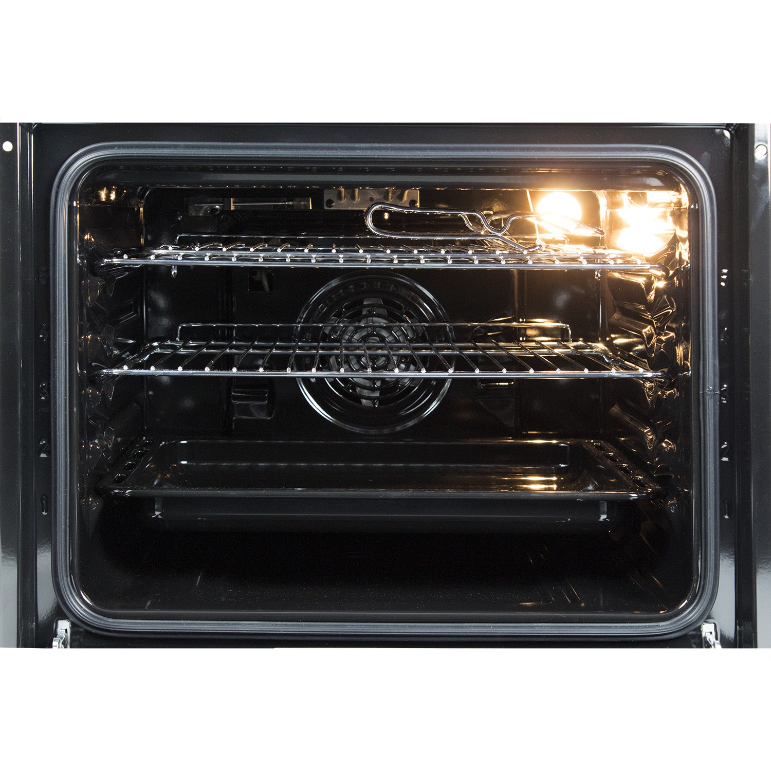 electriQ Plug In Electric Touch Screen Single Oven Black electriQ
