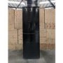 Refurbished electriQ eqfs50152ffb Freestanding 173 Litre 50/50 Fridge Freezer Black