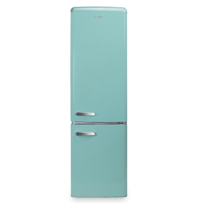 electriQ 244 Litre 60/40 Freestanding Fridge Freezer - Blue | electriQ