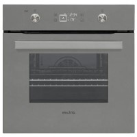 Refurbished electriQ EQBIOPYROVLG 60cm Single Built In Electric Oven Lunar Grey