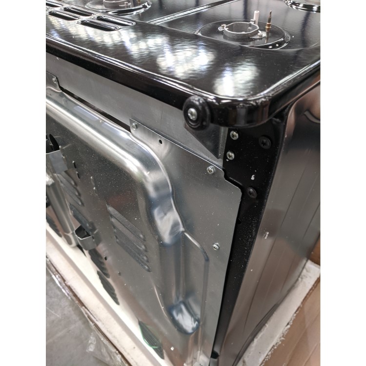 Refurbished electriQ EQRANGE100BLACK 100cm Dual Fuel Range Cooker