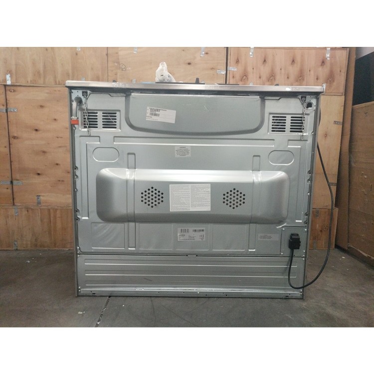 Refurbished electriQ EQRANGE90GASSS 90cm Gas Single Oven Range Cooker Stainless Steel