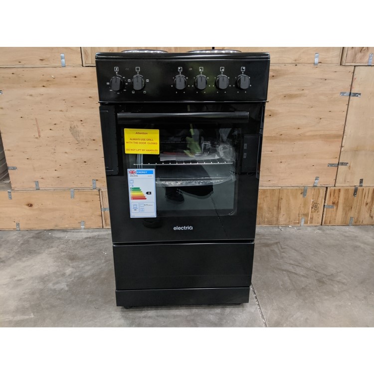 Refurbished electriQ EQEC50B1 50cm Electric Cooker