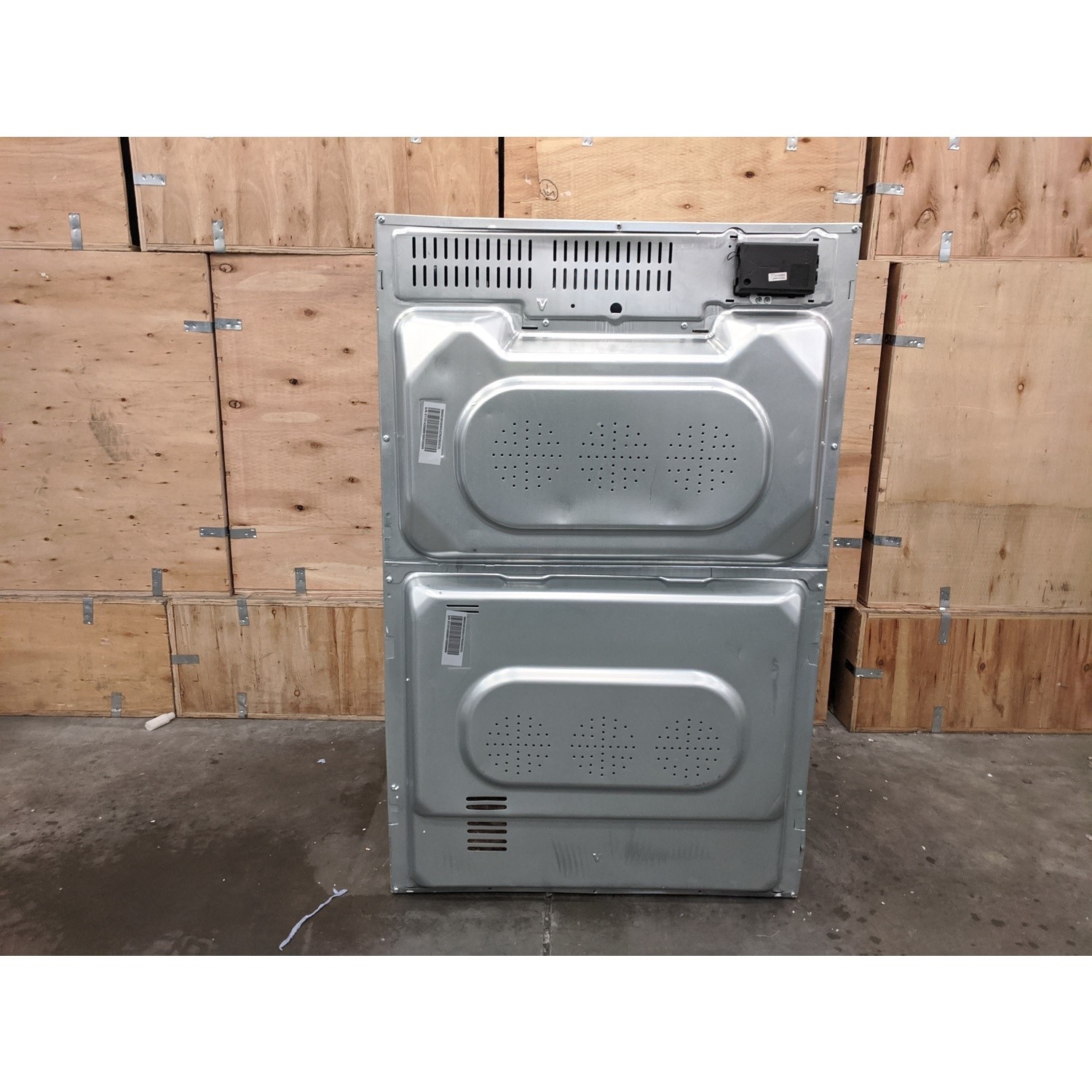 Refurbished electriQ EQDO1STEEL 60cm Double Built In Electric Oven