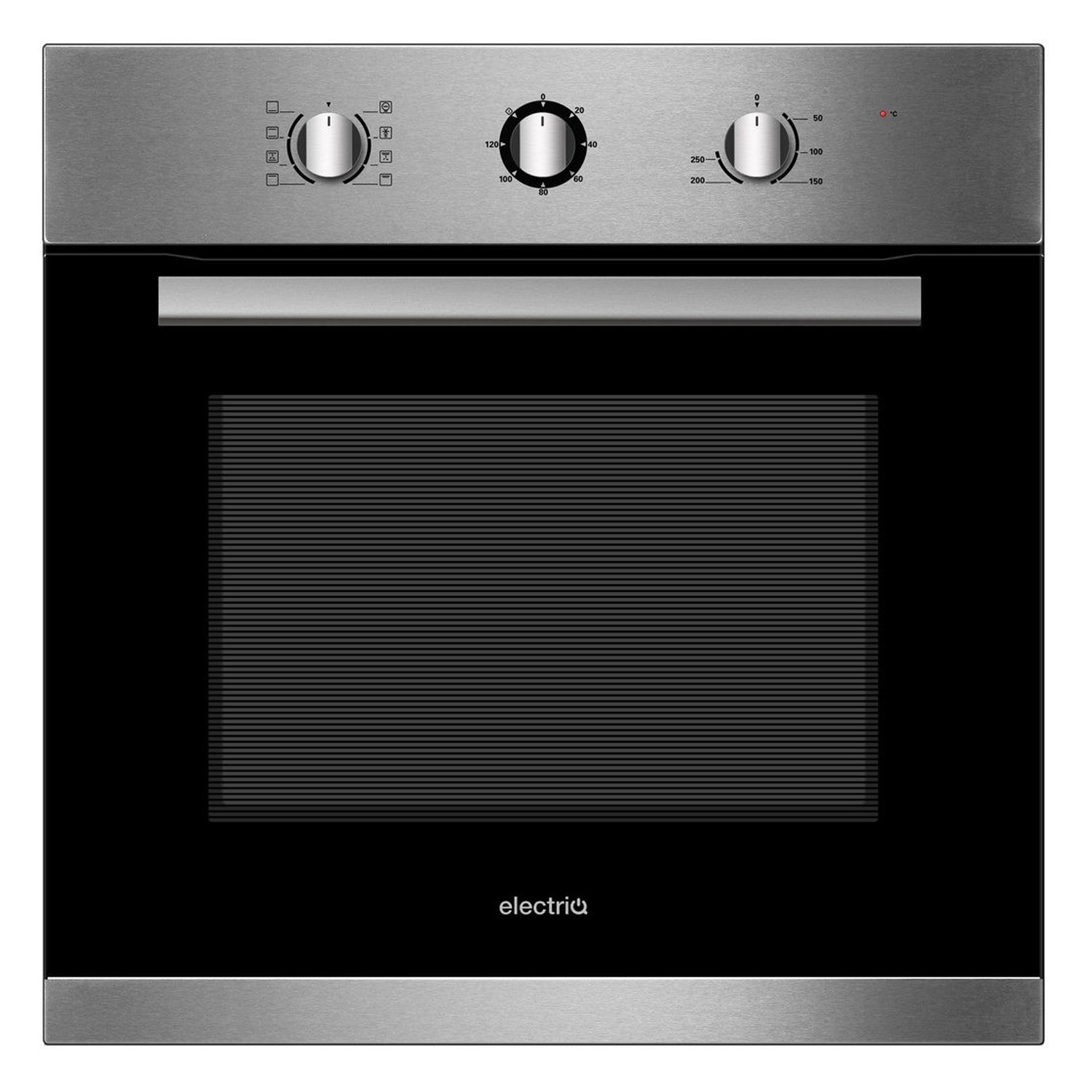 single stainless steel oven