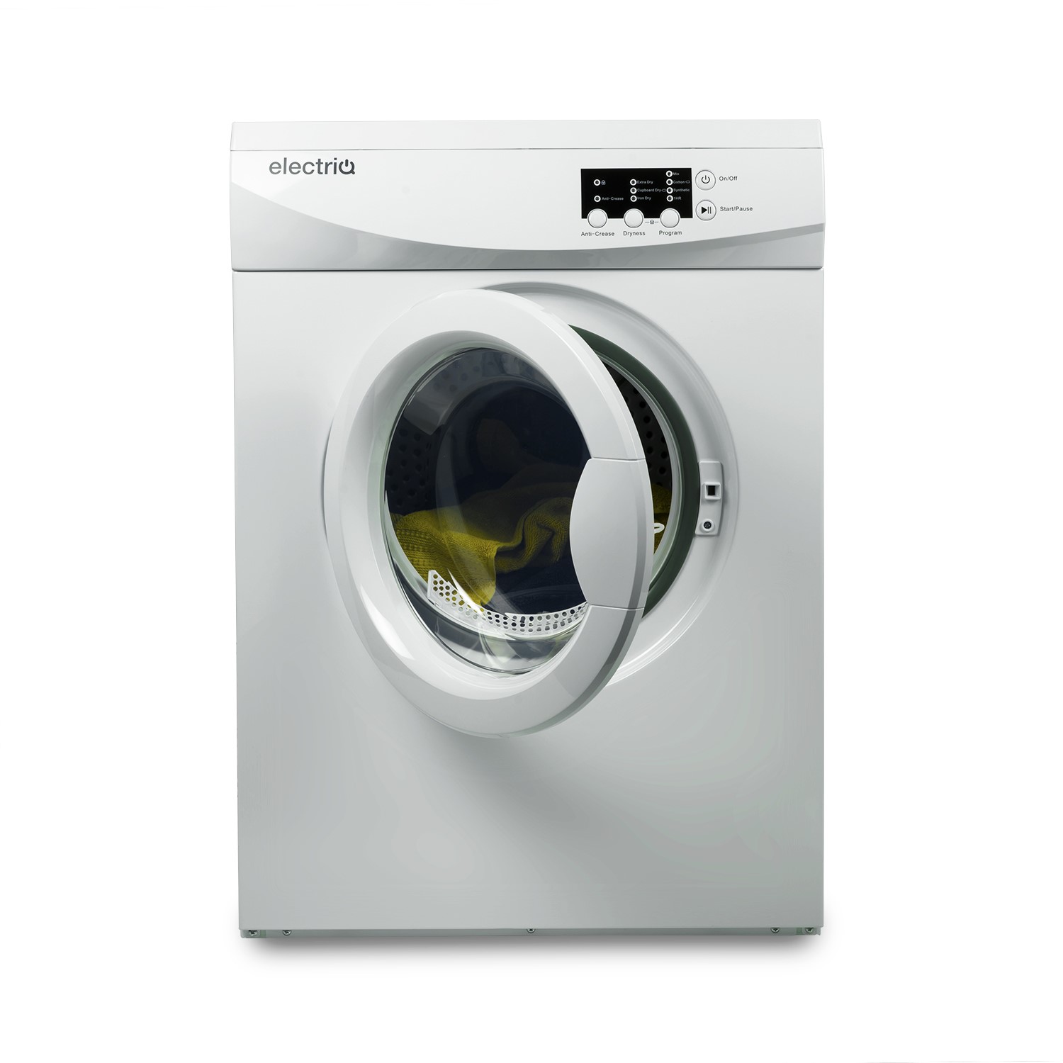 electriQ Freestanding 7kg Vented Tumble Dryer White electriQ