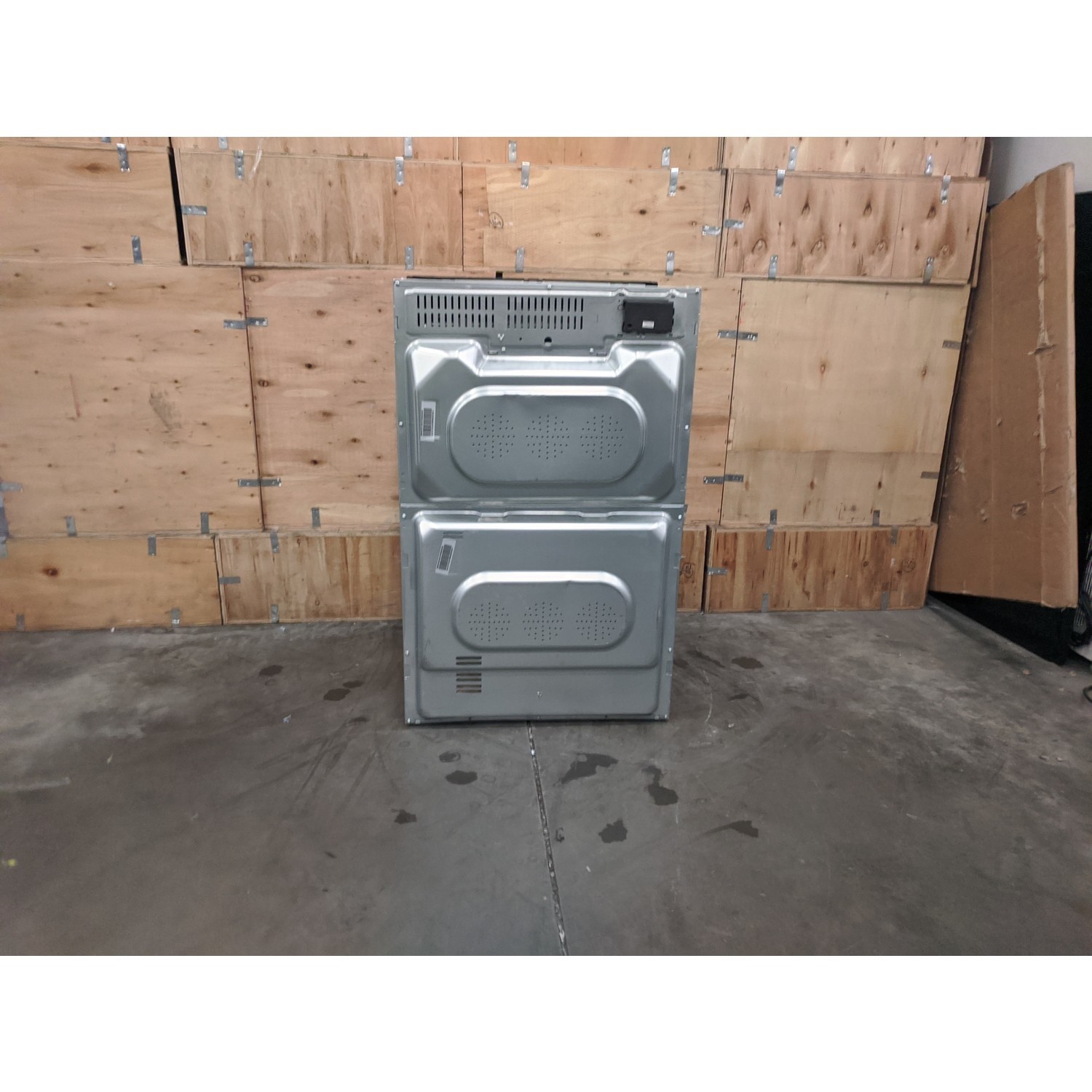 Refurbished electriQ EQDO1BLACK 60cm Double Built In Electric Oven