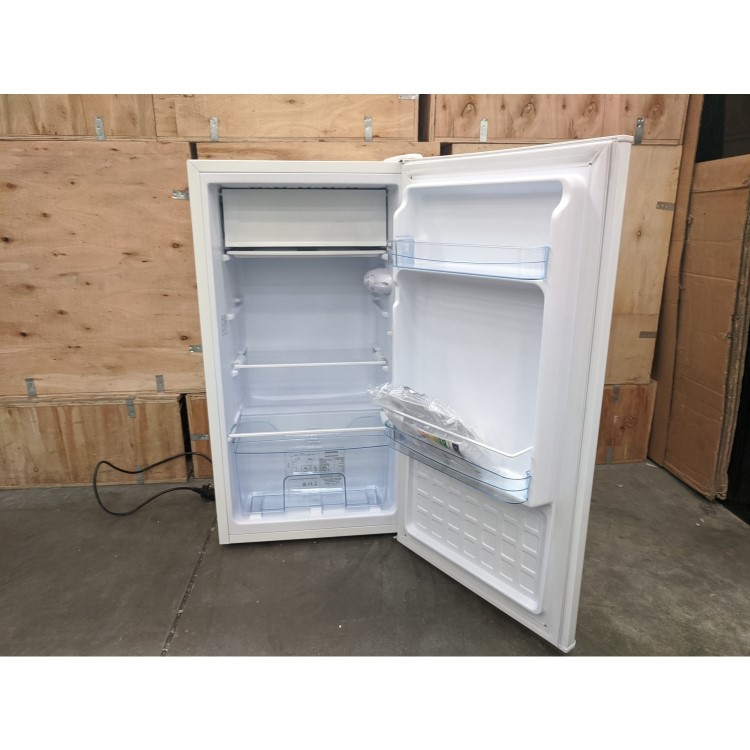 Refurbished electriQ EQ45FRIDGEICE Freestanding 62 Litre Under Counter Fridge with Ice Box White