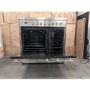 Refurbished electriQ EQ90RANGEMDCER 90cm Electric Range Cooker Mirror Finish Stainless Steel