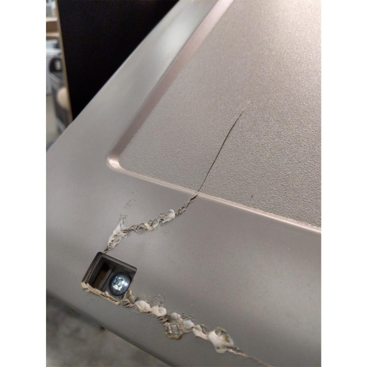 Refurbished electriQ EQ55176SIL Freestanding 231 Litre 50/50 Fridge Freezer Silver
