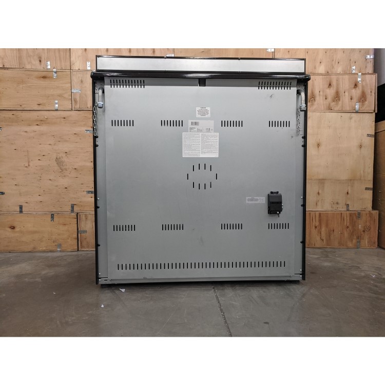 Refurbished electriQ IQRANGE90B 90cm Dual Fuel Triple Cavity Range Cooker Black