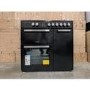 Refurbished electriQ IQRANGE90B 90cm Dual Fuel Triple Cavity Range Cooker Black