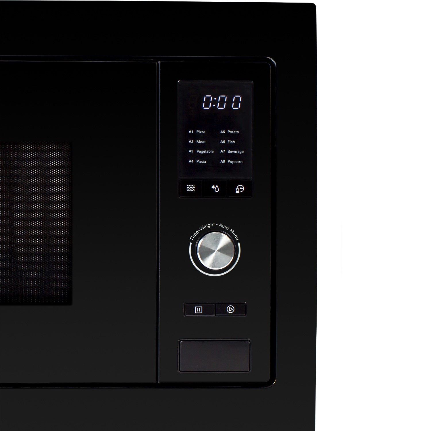 electriQ 25L 900W Builtin Digital Microwave Black electriQ