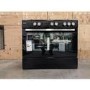 Refurbished electriQ EQRANGE90GASBLACK 90cm Gas Single Oven Range Cooker Black