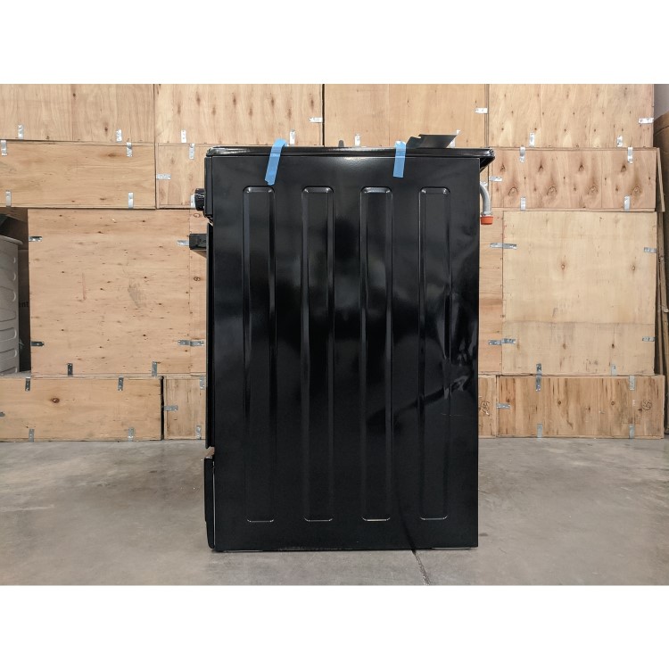 Refurbished electriQ EQRANGE90GASBLACK 90cm Gas Single Oven Range Cooker Black