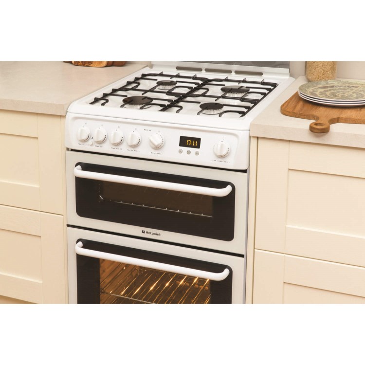 GRADE A3 - Refurbished Hotpoint HAGL60P 60cm Gas Cooker