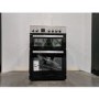 Refurbished electriQ EQDFC360SIL 60cm Dual Fuel Cooker with Double Oven Silver