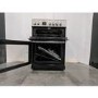 Refurbished electriQ EQDFC360SIL 60cm Dual Fuel Cooker with Double Oven Silver