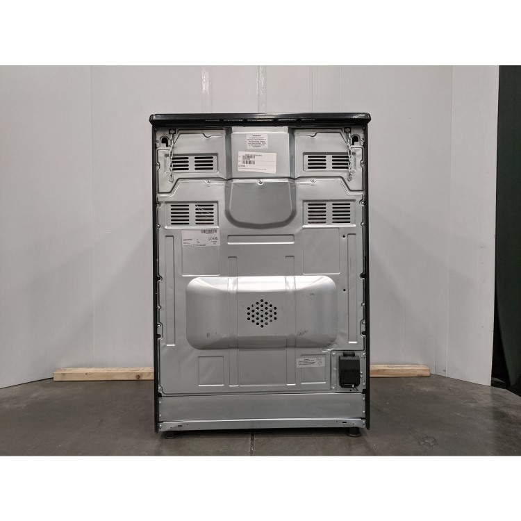 Refurbished electriQ EQEC60B4 60cm Double Cavity Electric Cooker with Ceramic Hob Black