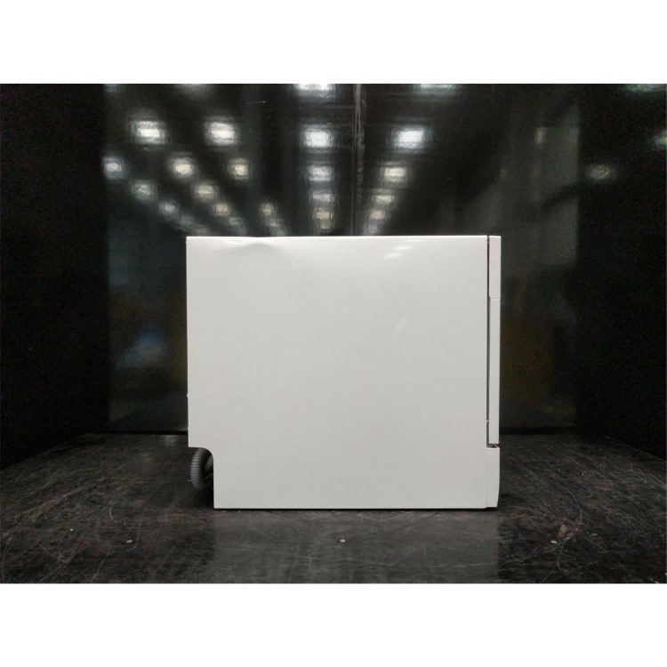 GRADE A3 - electriQ 6 Place Settings Table Top Integrated Dishwasher - White