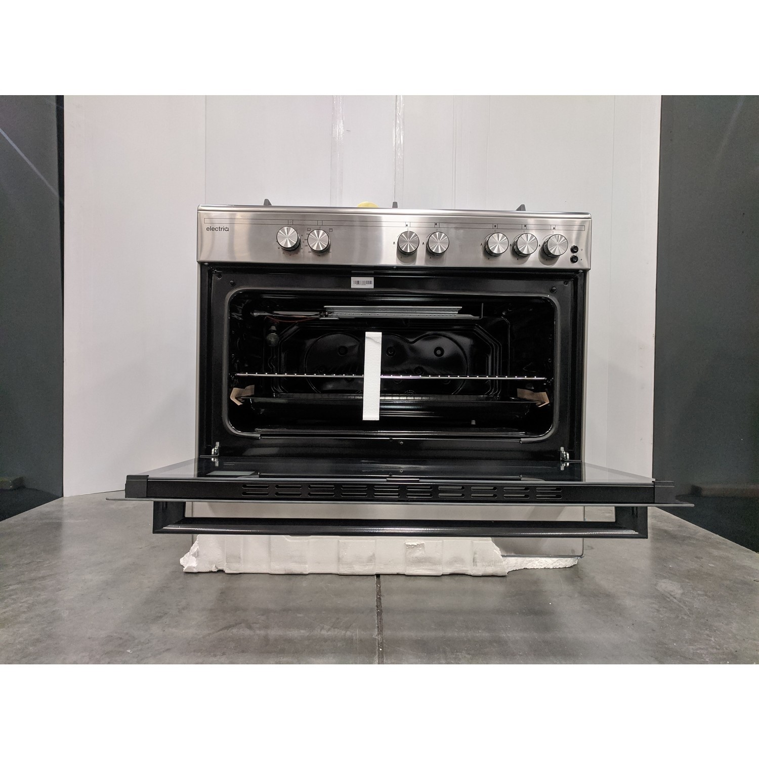 Refurbished electriQ EQRANGE90GASSS 90cm Gas Single Oven Range Cooker