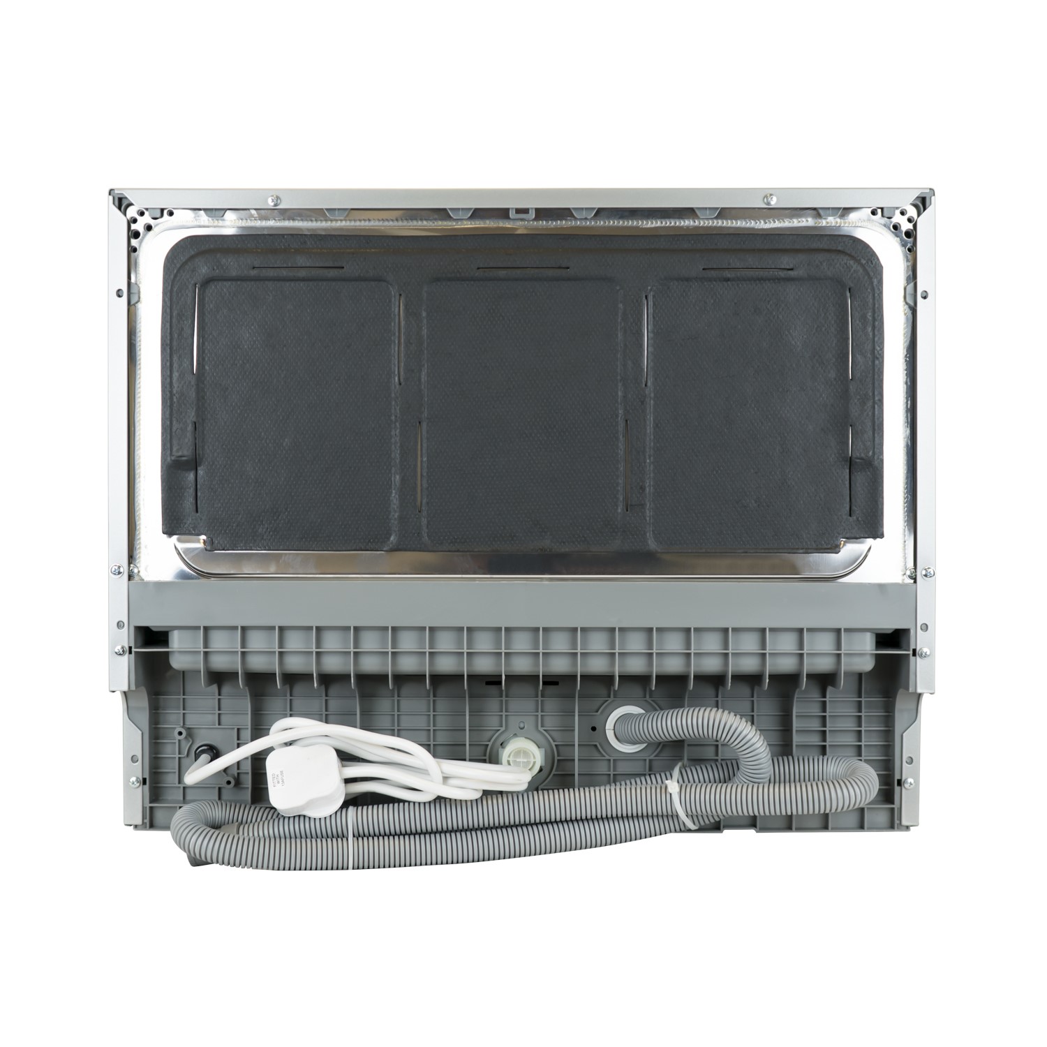 electriQ 6 Place Settings Freestanding Table Top Dishwasher Silver