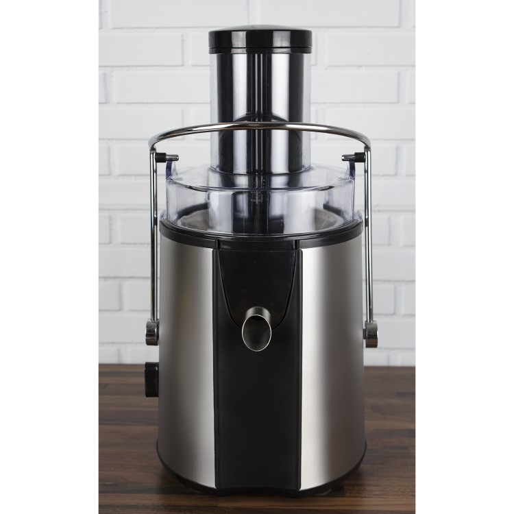 GRADE A1 - electriQ WF1000 Whole Fruit 990W Power Juicer - Stainless Steel