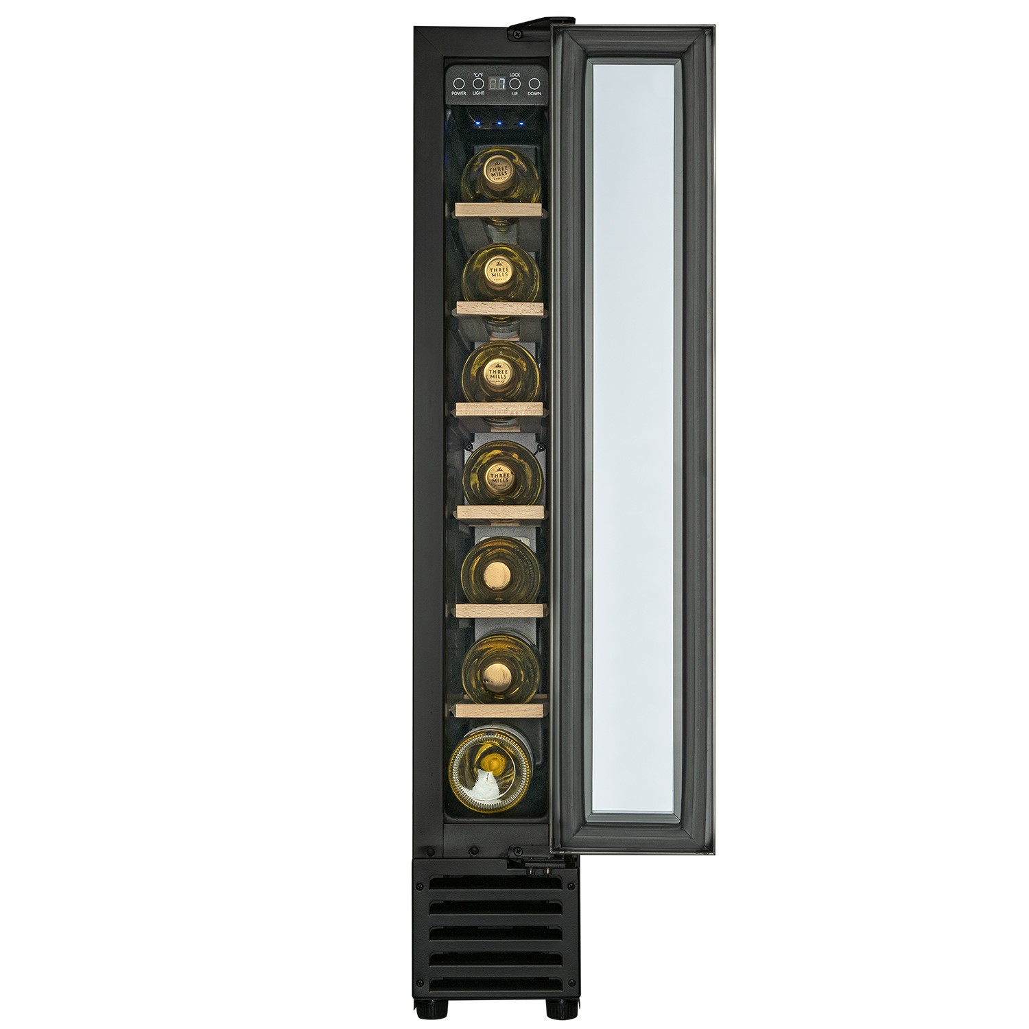 electriQ 7 Bottle Capacity Single Zone Freestanding Wine Cooler