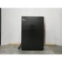 GRADE A3 - electriQ 18 Bottle Capacity Single Zone Freestanding Wine Cooler - Stainless steel with Black door