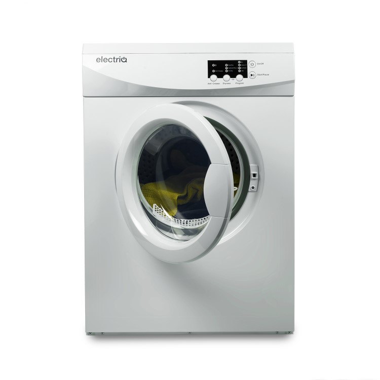 GRADE A2 - electriQ Freestanding 7kg Vented Tumble Dryer - White