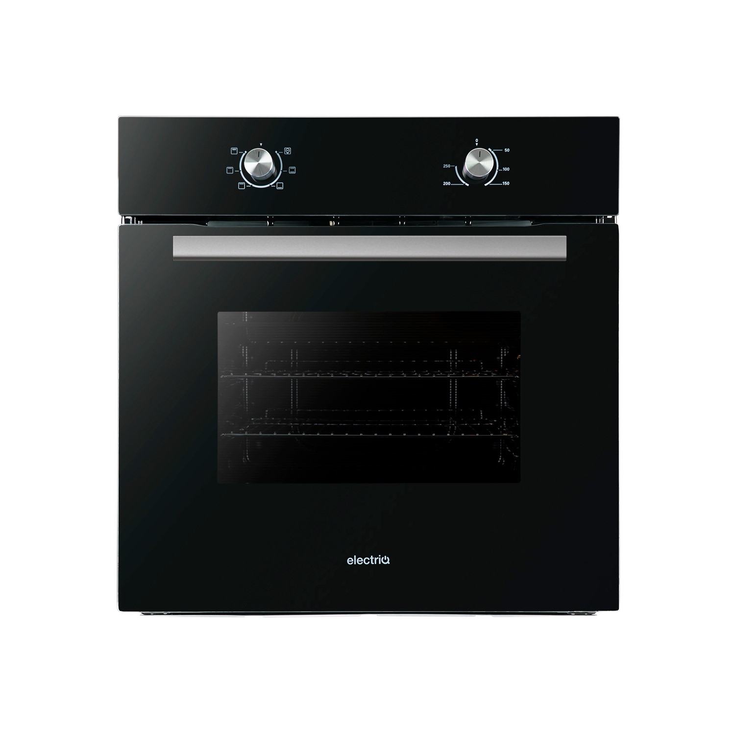 electriQ Plug In Electric Single Oven Black electriQ
