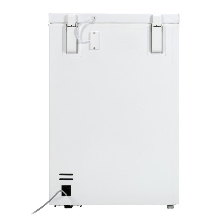 electriQ 99 Litre Chest Freezer With Outbuilding Use - White