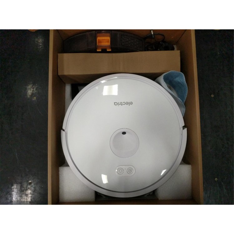 Refurbished electriQ TONY Robotic Vacuum Cleaner and Mop - 4000Pa Suction - White
