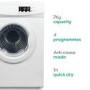 Refurbished electriQ EIQFSTD7 Freestanding Vented 7KG Tumble Dryer White