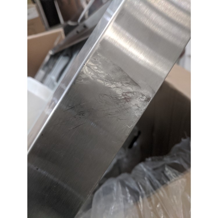 Refurbished electriQ eiQSLIM100TOUCH 100cm Slimline Chimney Cooker Hood Stainless Steel