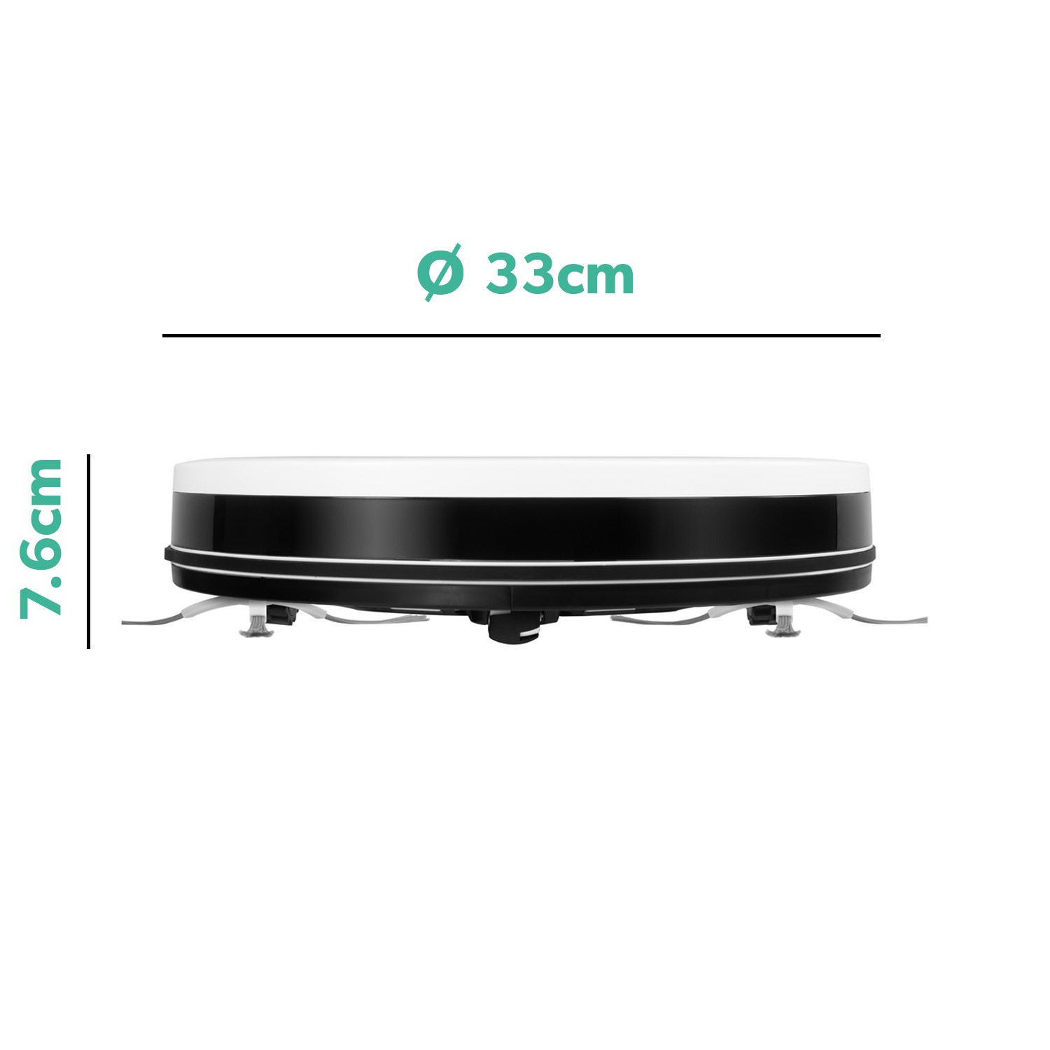 electriQ TONY Robotic Vacuum Cleaner and Mop 4000Pa Suction White