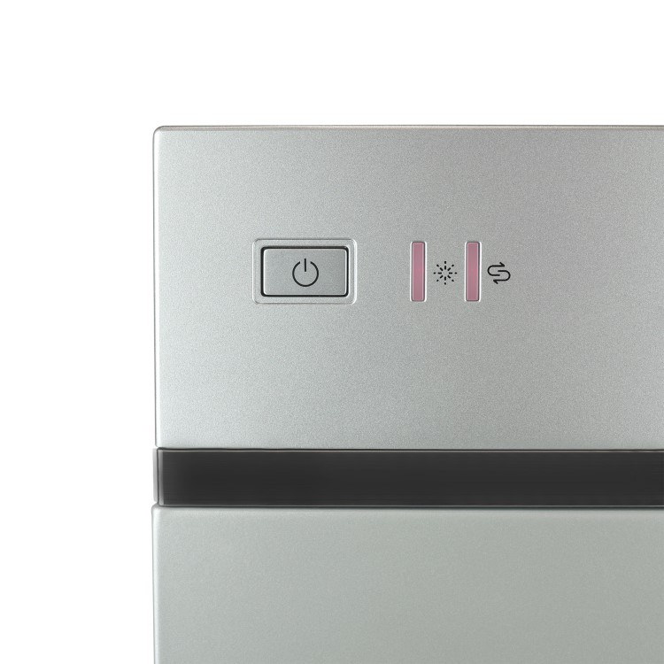 Refurbished electriQ EQDWTTS 6 Place Freestanding Compact Table Top Dishwasher Silver