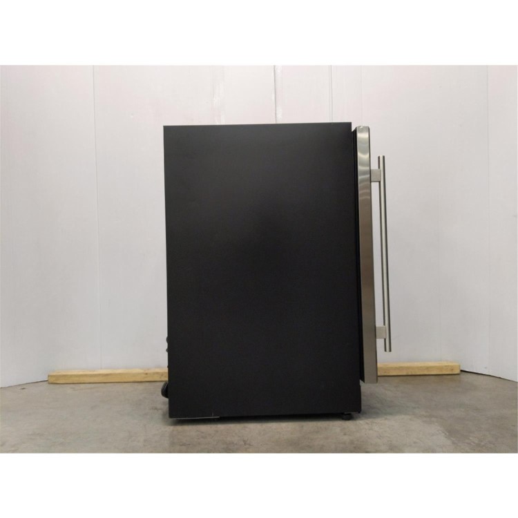 GRADE A3 - electriQ 18 Bottle Capacity Single Zone Freestanding Wine Cooler - Stainless Steel