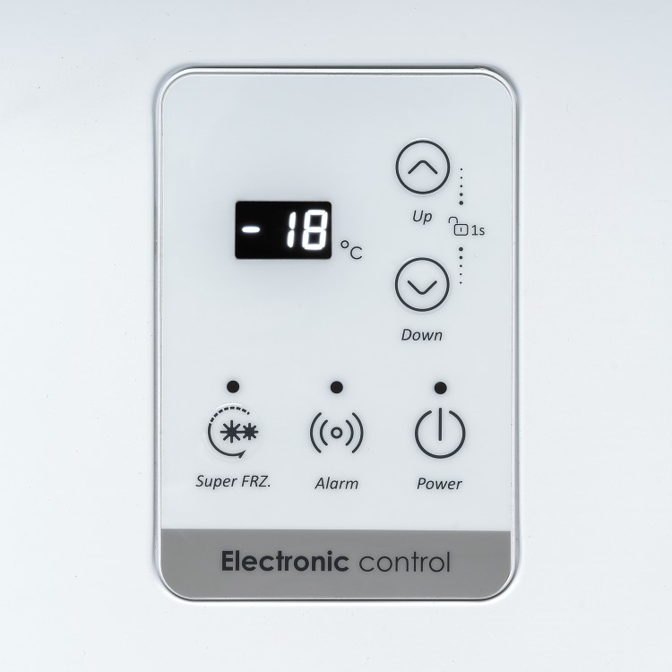 electriQ 400 Litre Chest Freezer - White